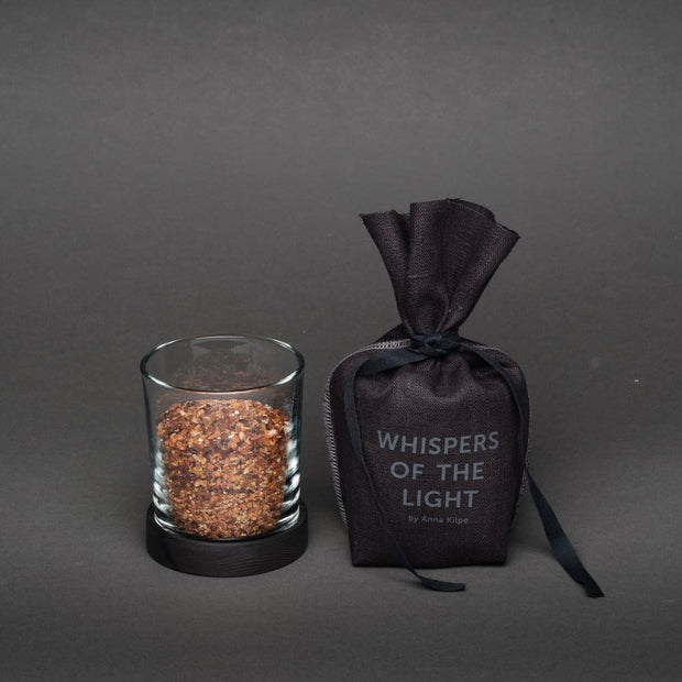 night amber stones medium votive